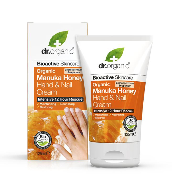 Dr Organic Manuka Honey Hand & Nail Cream 125ml